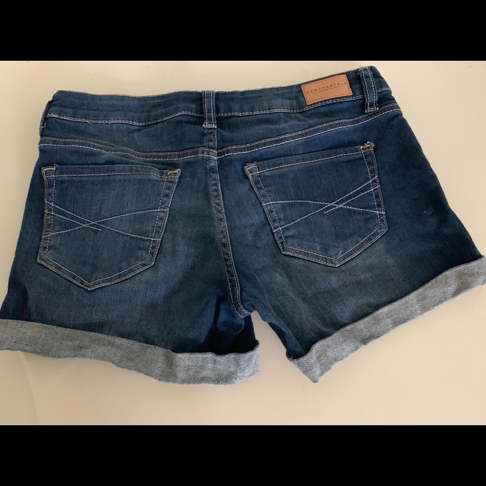 Aeropostale midi denim shorts